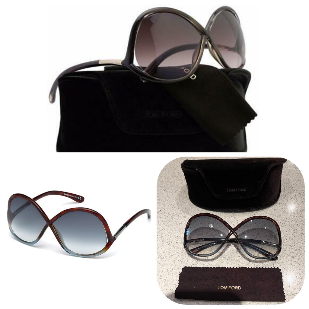 Tom Ford TF 372 Ivanna Havana Brown oversize  Sunglasses NEW TOM FORD TF 372 53W IVANNA HAVANA GRADIENT AUTHENTIC  main image 2